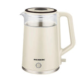 Hausberg 2 Lt Gizli Rezistanslı Elektrikli Su Isıtıcısı Kettle Krem